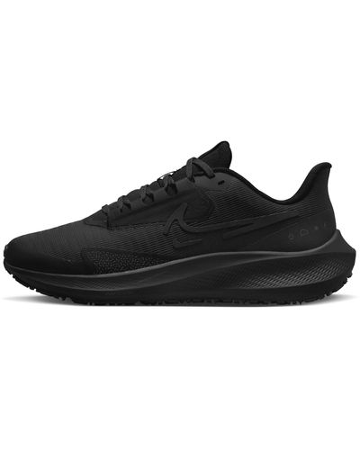 Nike Air Zoom Pegasus 39 Shield Weatherized Road Running Shoes - Black