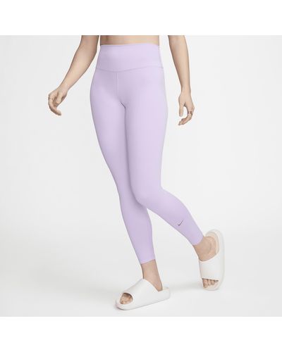 Nike One High-waisted Full-length Leggings - Purple