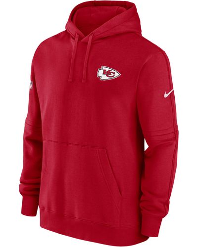 Nike Men's Kansas City Chiefs 2-Tone Grey Surrey Hoodie