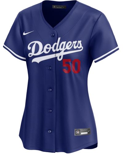 Nike Mookie Betts Los Angeles Dodgers Dri-fit Adv Mlb Limited Jersey - Blue