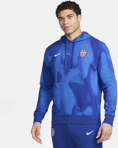 Nike Usmnt Club Soccer Pullover Hoodie - Blue