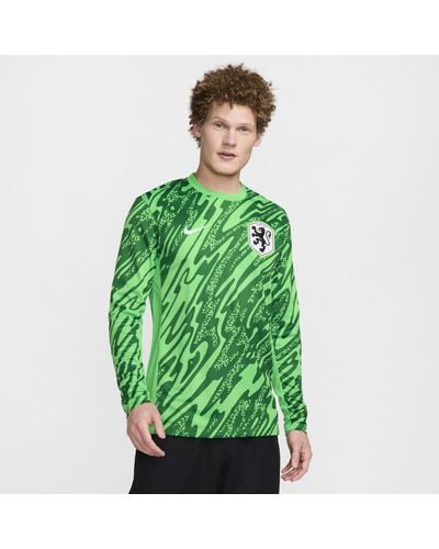 Nike Netherlands ( Team) 2024/25 Stadium Goalkeeper Dri-fit Football Replica Shirt - Green