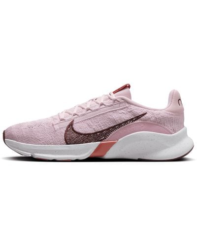 Nike Superrep Go 3 Flyknit Next Nature Training Shoes - Pink