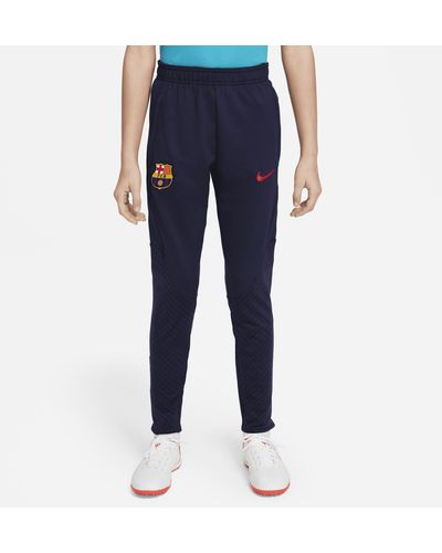Nike Pantaloni da calcio dri-fit f.c. barcelona strike - Blu