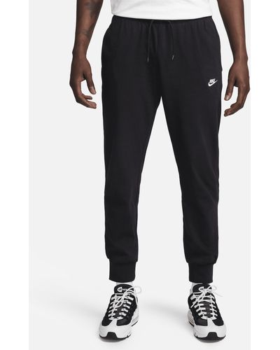 Nike Club Knit Jogger Pants - Black