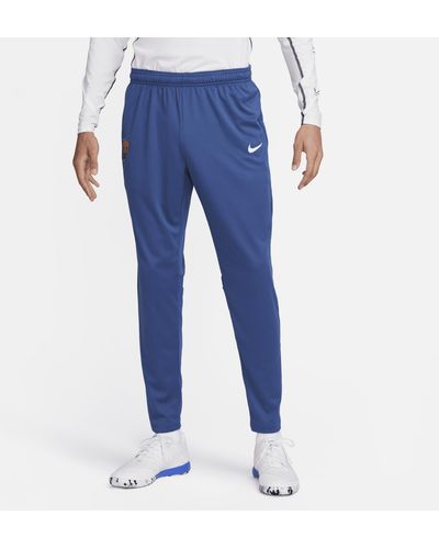 Nike Pumas Unam Academy Pro Dri-fit Knit Soccer Pants - Blue
