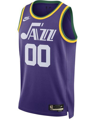 Nike Lauri Markkanen Utah Jazz 2023/24 Dri-fit Nba Swingman Jersey Polyester - Purple