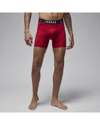 Nike Flight Cotton Essentials Boxer Briefs (2-pack) - Red