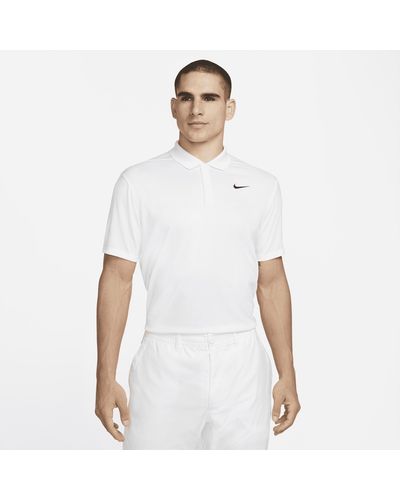 Nike Court Dri-fit Tennis Polo - White