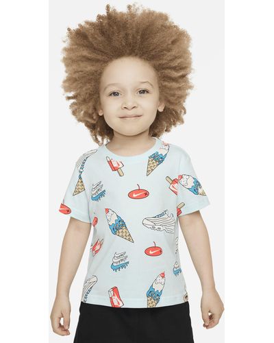 Nike Toddler Sole Food Printed T-shirt Cotton - White
