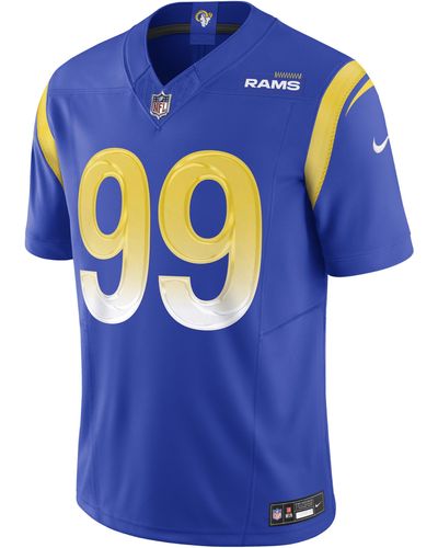 Nike Nfl Los Angeles Rams Vapor Untouchable (aaron Donald) Limited Football Jersey - Blue
