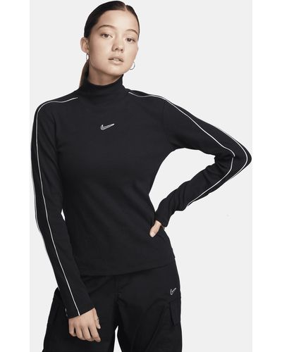 Nike Dance Longsleeve T-shirts - Zwart