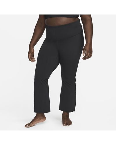 Nike Yoga Dri-fit Luxe Flared Pants (plus Size) - Black