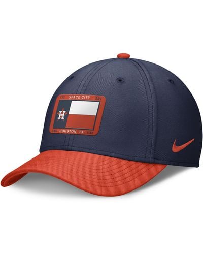 Nike Houston Astros City Connect Swoosh Dri-fit Mlb Hat - Blue