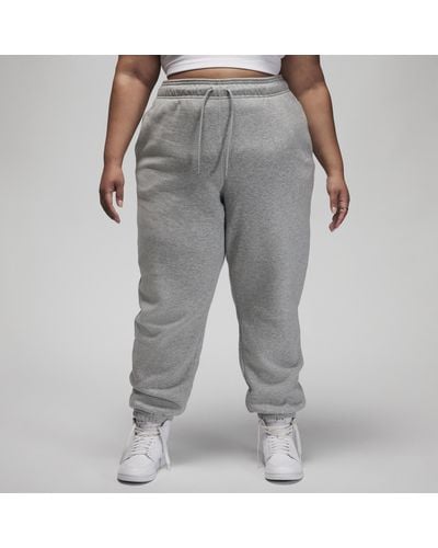 Nike Jordan Brooklyn Fleece Broek (plus Size) - Grijs