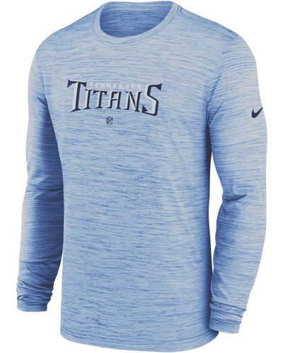 Lids Tennessee Titans Nike Sideline Infograph Lockup Performance T-Shirt -  Navy