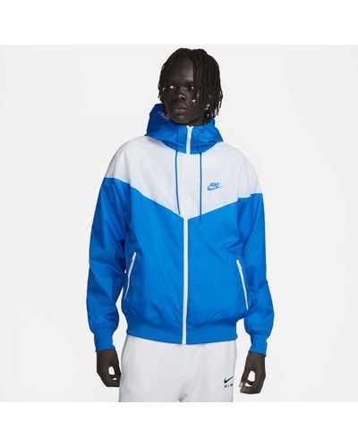 Nike Woven Windrunner Hooded Jacket - Blue