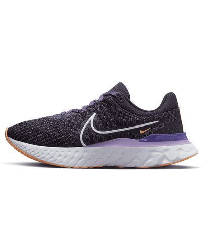 Nike React Infinity Run Flyknit 3 Road Running Shoes - Purple