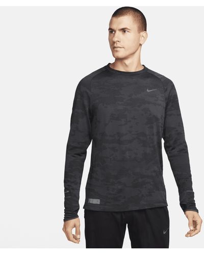 Nike Therma-fit Adv Running Division Long-sleeve Running Top - Gray
