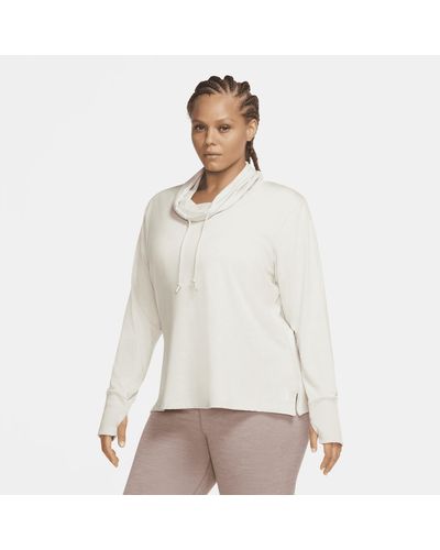 Nike Yoga Jersey Top (plus Size) - White