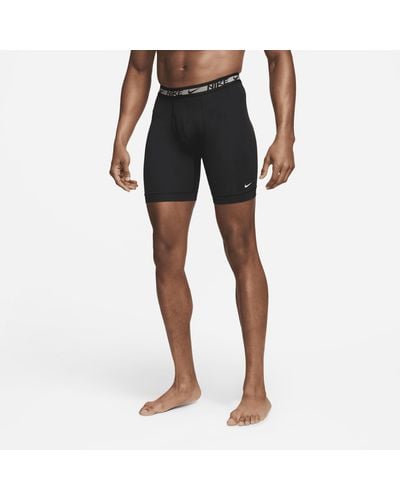 Nike Dri-fit Ultra Stretch Micro Long Boxer Brief (3-pack) - Black