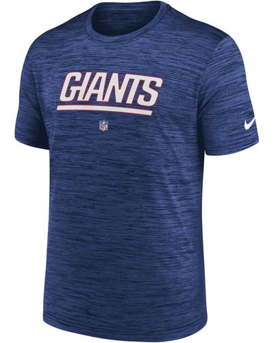 Nike Dri-fit Sideline Velocity (nfl New York Giants) T-shirt - Blue