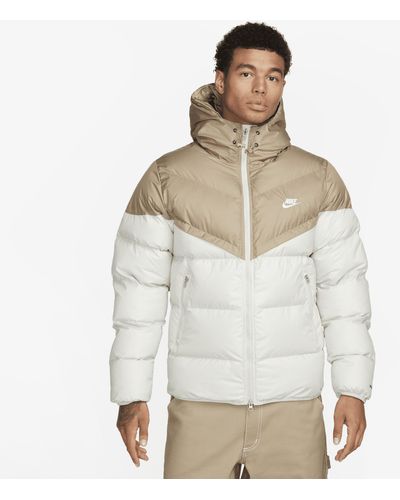 Nike Windrunner Primaloft® Storm-fit Hooded Puffer Jacket 50% Recycled Polyester - White