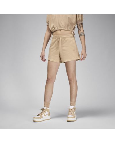 Nike Jordan Knit Shorts Cotton - Natural