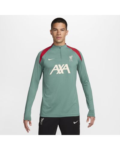 Nike Liverpool F.c. Strike Dri-fit Football Drill Top Polyester - Green