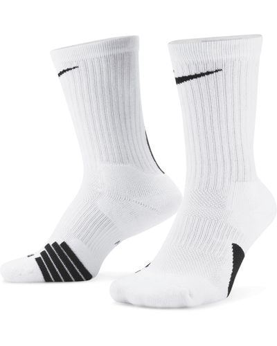 Nike Calze da basket elite di media lunghezza - Bianco