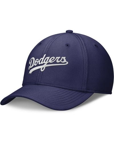 Nike Los Angeles Dodgers Evergreen Swoosh Dri-fit Mlb Hat - Blue