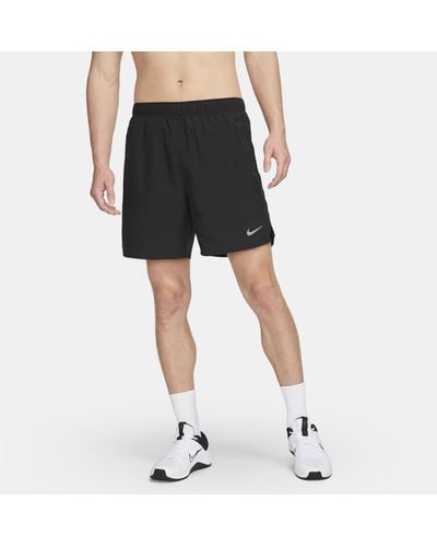 Nike Shorts da running dri-fit con slip foderati 18 cm challenger - Nero