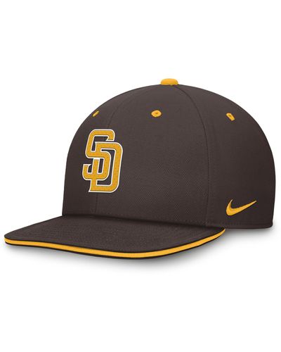 Nike San Diego Padres Primetime Pro Dri-fit Mlb Adjustable Hat - Black