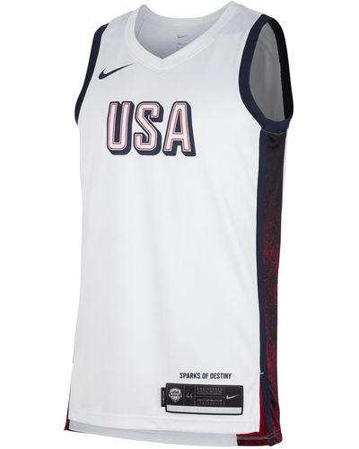 Nike Usa Limited Home Basketball Jersey Recycled Polyester - White