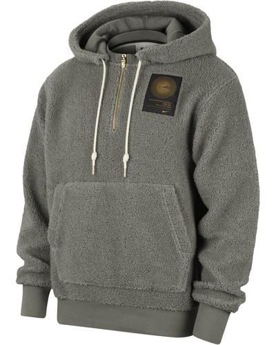 Nike Team 31 Standard Issue Nba Pullover Hoodie Cotton - Gray