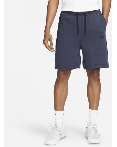 Nike Shorts sportswear tech fleece - Blu