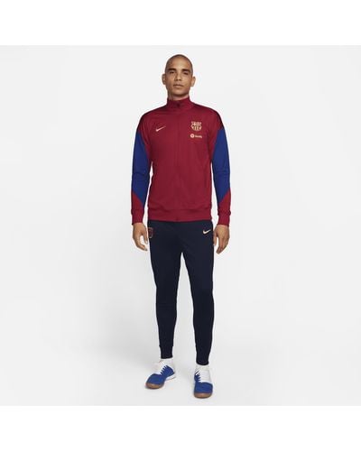Nike Tuta da calcio in maglia dri-fit fc barcelona strike - Rosso