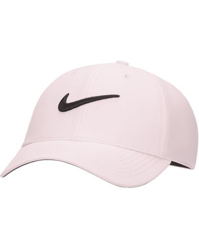 Nike Dri-fit Club Structured Swoosh Cap - Pink