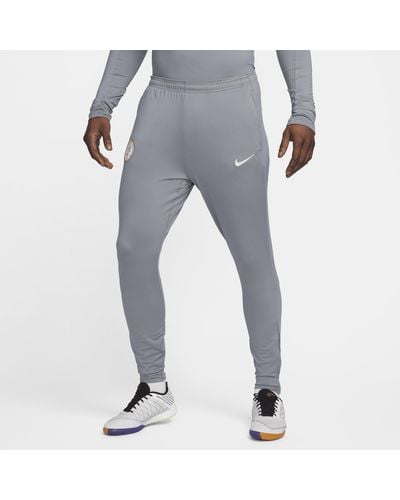 Nike Pantaloni da calcio in maglia dri-fit nigeria strike - Grigio