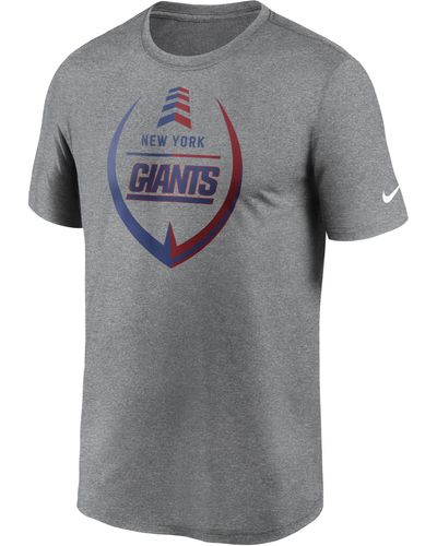 Nike Dri-fit Icon Legend (nfl New York Giants) T-shirt - Gray