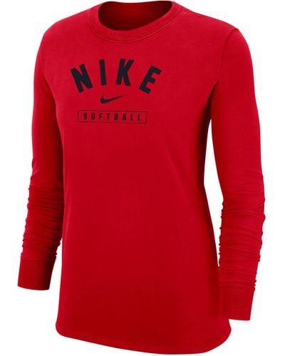 Nike Swoosh Soccer Long-sleeve T-shirt - Red