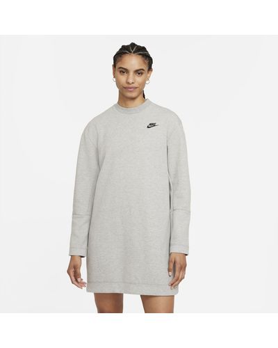 Nike Sportswear Tech Fleece Long-sleeve Dress - Grey