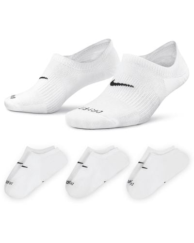 Nike Everyday Plus Cushioned Training Footie Socks (3 Pairs) - White