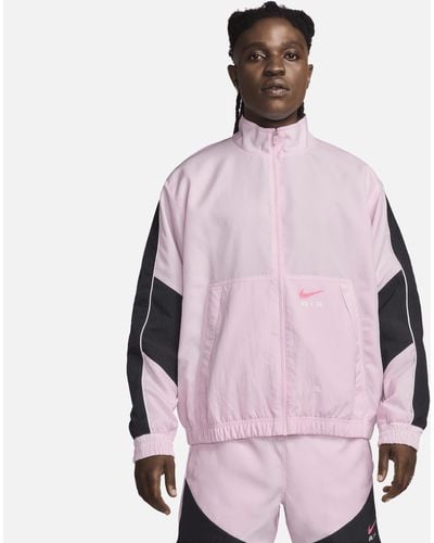 Nike Air Woven Tracksuit Jacket Polyester - Pink