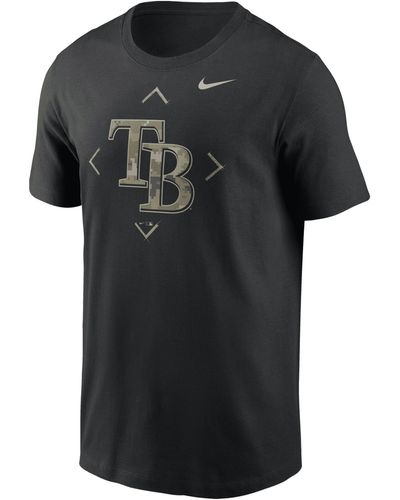 Nike Kansas City Royals Camo Mlb T-shirt - Black