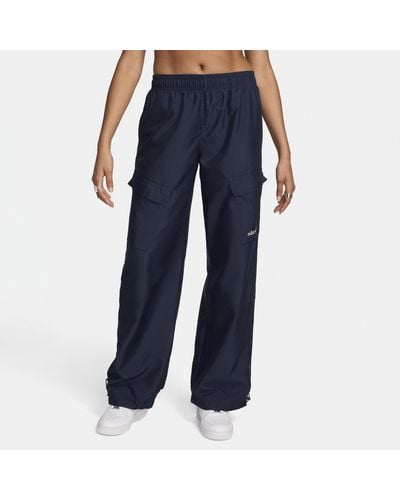 Nike Sportswear Woven Cargo Trousers Polyester - Blue