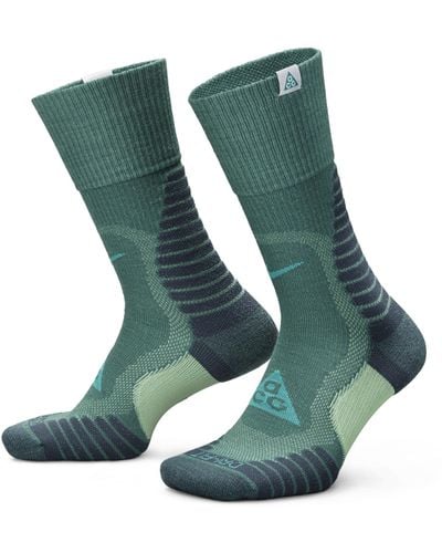 Nike Acg Outdoor Cushioned Crew Socks - Green