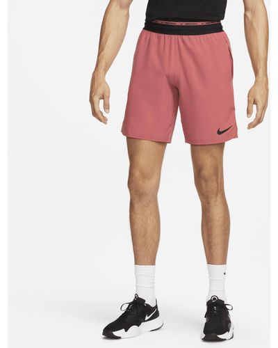 Nike Pro Dri-fit Flex Rep Shorts - Red