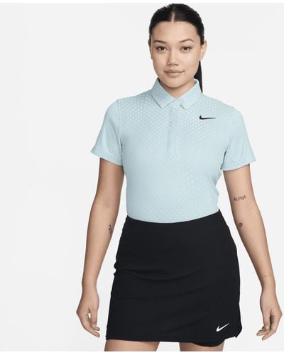 Nike Tour Dri-fit Adv Short-sleeve Golf Polo - Blue