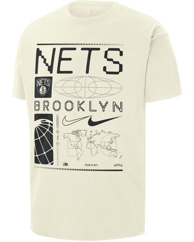 Nike Brooklyn Nets Max90 Nba T-shirt - Naturel